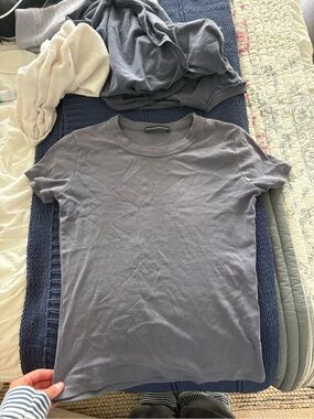 Brandy tshirt blue/grey
